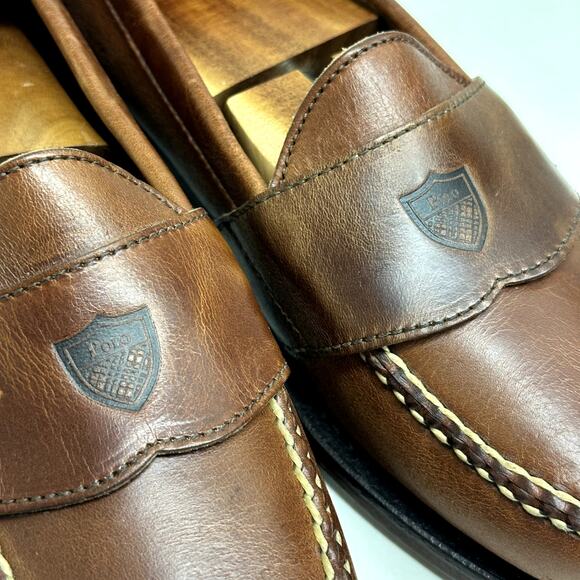 NWOT Rancourt & Co. x Polo Ralph Lauren Weltline Penny Loafer Made in USA 7.5 B main image 4